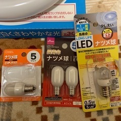【決まりました】蛍光灯、ナツメ球、グロー球の画像