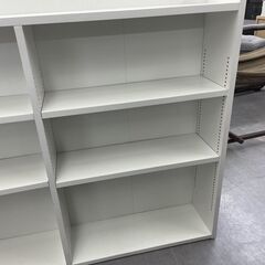 ヘッドボード コンセント付き 幅98ｃｍ スリムラック ホワイト 白 本棚 収納 棚 ベッド 札幌市手稲区の画像