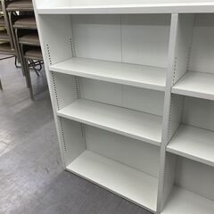 ヘッドボード コンセント付き 幅98ｃｍ スリムラック ホワイト 白 本棚 収納 棚 ベッド 札幌市手稲区の画像