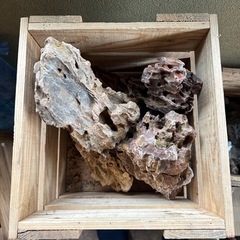 アクアリウム用　石材ミックス　木箱5箱