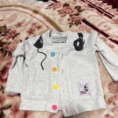 ミッキー　カーディガン　90の画像