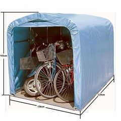 サイクルハウス フレームのみ 自転車小屋 自転車 バイク 農機具 倉庫 収納庫 南栄工業の画像