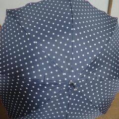 未使用　可愛い❢ドット柄ウェーブカットパラソルの画像