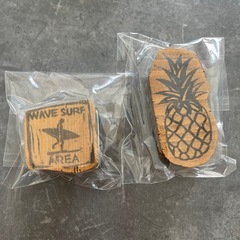 ハワイ　スタンプ　パイナップルとサーフ
