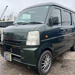 【支払総額19.8万円】h23年式エブリィ4WD色替グリーン現行...