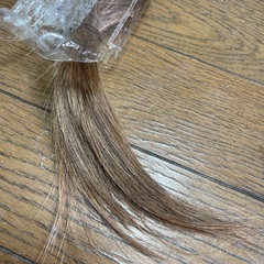 新品未使用のヘアエクステンションの画像