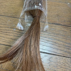 新品未使用のヘアエクステンションの画像