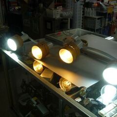 ☆4灯シーリングライト スポットライト リモコン付き LED電球 エジソン電球 口金E26 ウッドリング  札幌市 北区 屯田 の画像