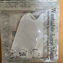 マスク　レースの画像