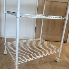 スチールラック　電子レンジ台の画像
