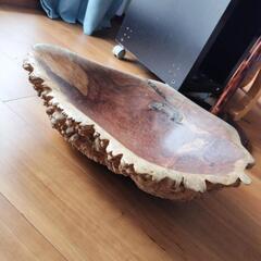 瘤木の御盆（台）の画像