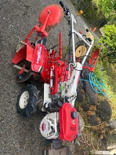 管理機 三菱マイミニシリーズ MM657 ロータリーR657装着 歩行型 耕運機
