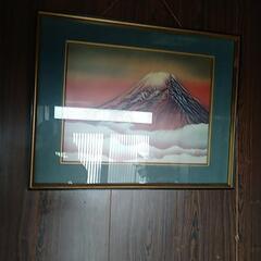赤富士山