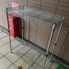 (決まりました)スチールラック 85cm