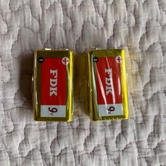 あげます❗️無料‼️9v電池２つ