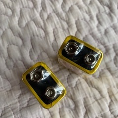 あげます❗️無料‼️9v電池２つの画像