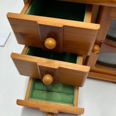 ☆値下げ☆H2505-700 アクセサリーBOX 木製 キズあり 中古の画像
