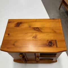 ☆値下げ☆H2505-700 アクセサリーBOX 木製 キズあり 中古の画像