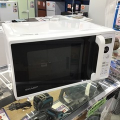 #E-59【ご来店頂ける方限定】SHARPのフラットオーブンレンジです