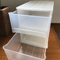 チェスト　収納ケース　2個セットの画像