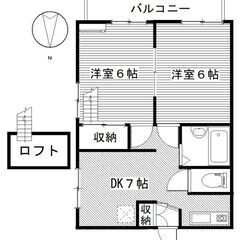 ★家電レンタル対象物件★2ＤＫ・家賃4.5万円・プレステージ大胡Ⅱ　1F − 群馬県
