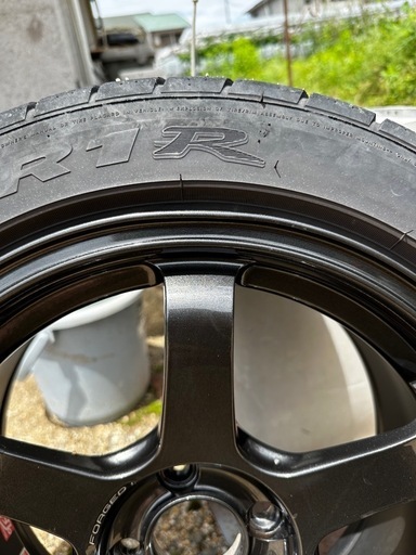 RAYS TE37sonic 16×8J×35 Toyo R1R タイヤ付き