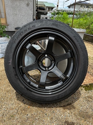  RAYS TE37sonic 16×8J×35 Toyo R1R タイヤ付き