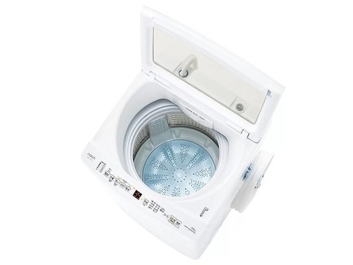 【中古】AQUA 全自動洗濯機 AQW-V7P-W（7kg）【美品・ホームクリーニング済】
