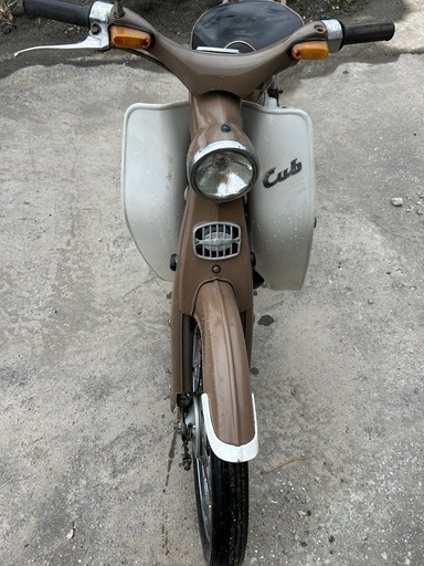 ホンダ スーパーカブ(茶カブ) C105型(初爆確認済 鍵あり) (村上 知久