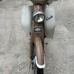 ホンダ スーパーカブ(茶カブ) C105型(初爆確認済 鍵あり)の画像