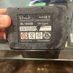 makita互換バッテリー　18V6Aの画像