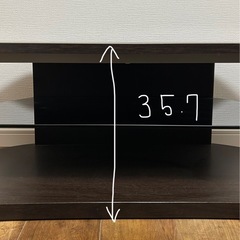 テレビ台　ダークブラウンの画像