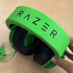 【美品‼️】RAZER(レイザー) ゲーミングヘッドセット Kraken ヘッドホン ヘッドフォン グリーン♪の画像