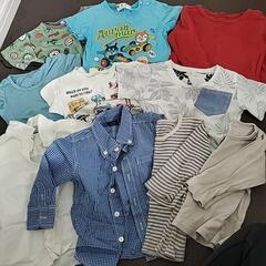 子供服と母乳フリーザパックセット