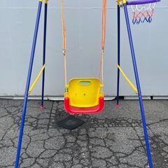 幼児用　室内遊具　折りたたみブランコの画像