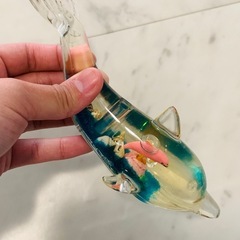 イルカのペンたて置物