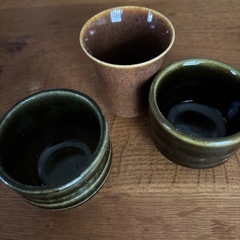 織部焼き等
ぐい呑み(3個) 