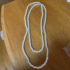真珠風ネックレスの画像