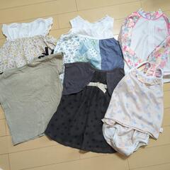 10点セット　女の子　90cm　Tシャツ　ラッシュガードなどの画像