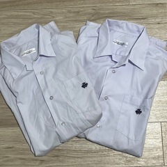 FUJI YACHT 飾西高校　白色　半袖スクールシャツ 2枚セット
