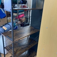 ヴィンテージ風 キッチンラック／レンジ台　　リサイクルショップ宮崎屋　佐土原店　25.5.25Fの画像