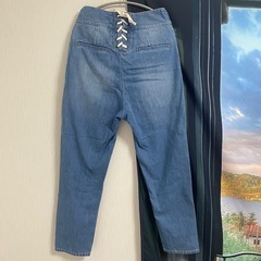 美品　ビームス ジーンズ バックリボン