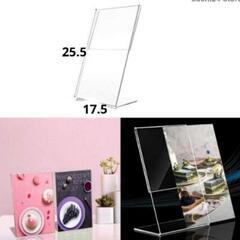 新品未使用！6セット アクリルスタンド L型 クリアの画像