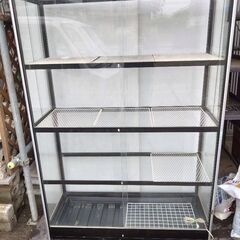 フラワーガラス温室ケース■中古品！
