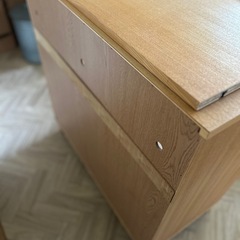 【終了】無印3段木製棚の画像