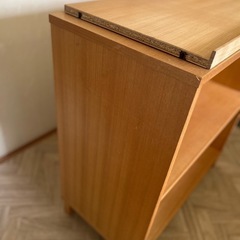 【終了】無印3段木製棚の画像