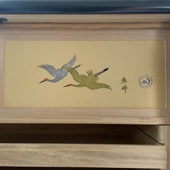 鎌倉彫　総桐  手彫り　漆塗り　着物箪笥　 和箪笥　銘　秀峰の画像