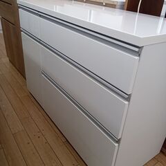 ★ジモティ割あり★ ニトリ レンジ台 ホワイト H86×D50×...
