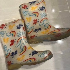 長靴　男の子　女の子　ミッキー　ミニー　19cm ディズニーランドの画像