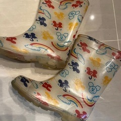 長靴　男の子　女の子　ミッキー　ミニー　19cm ディズニーランドの画像